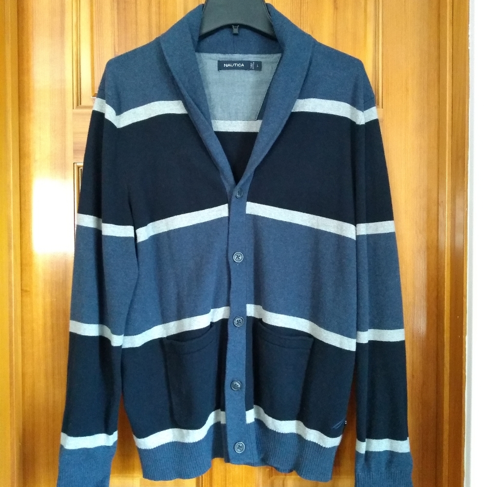 Striped Nautica Cardigan